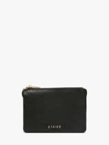 Coin Purse Tradition Leather Etrier Black tradition ETRA421S