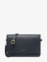 Shoulder Bag M Tradition Leather Etrier Blue tradition ETRA207M