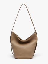 Sac Port� �paule Sac � Dos M Cavalier Cuir Etrier Marron cavalier ECLR126M