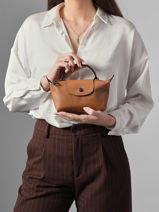 Longchamp Le pliage xtra Pochettes Marron-vue-porte