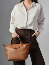 Longchamp Le pliage xtra Sacs port main Marron-vue-porte