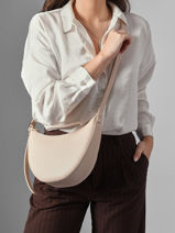 Longchamp Le foulonn Messenger bag Pink-vue-porte