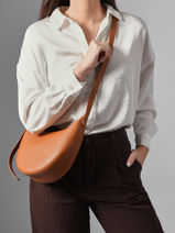 Longchamp Le foulonn� Messenger bag Brown-vue-porte