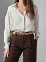 Longchamp Le pliage xtra gold Ceinture Or-vue-porte