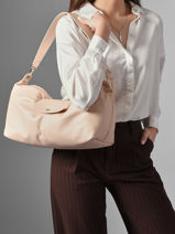 Longchamp Le pliage xtra bow Hobo bag Pink-vue-porte