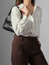 Longchamp Le pliage xtra bow Hobo bag Black-vue-porte