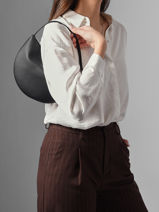 Longchamp Le roseau Sacs port� main Noir-vue-porte