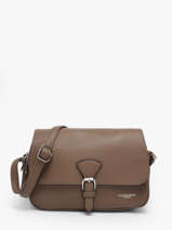 Shoulder Bag Grained Miniprix Brown grained F3601