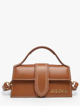 Sac Bandoulire D'occasion Mini Bambino Cuir Jacquemus Marron second life 1560098