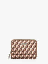 Coin Purse Wt Sigle Miniprix Brown wt sigle 5009