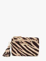 Coin Purse Miniprix Beige africa F5032