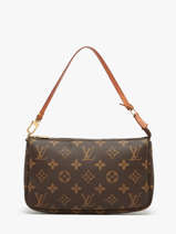 Preloved Louis Vuitton Pouch Monogram Brand connection Brown louis vuitton AAZ0834