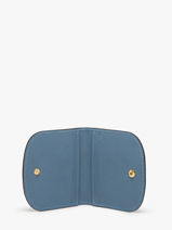Longchamp Epure Bill case / card case Blue-vue-porte