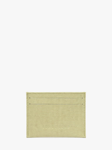 Longchamp Longchamp pocket lzard Porte billets/cartes Vert