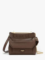 Sac  Main S Ninon Cuir Lancel Marron ninon A09221