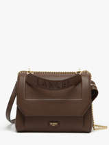 Top Handle M Ninon Leather Lancel Brown ninon A09222