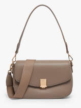 Sac Port� �paule Alpes David jones Beige alpes 2