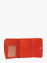 Leather Ange Coin Purse Arthur & aston Orange ange 316-vue-porte