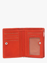 Leather Ange Coin Purse Arthur & aston Orange ange 152-vue-porte