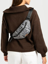 Sac Banane Reversible Cabaia Noir belt bag BELTBAG-vue-porte