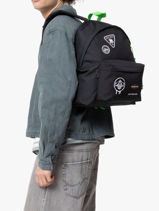 1 Compartment Backpack Eastpak Black eastpak x ghostbusters K620GHO-vue-porte