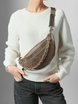 Belt Bag Mila louise Brown vintage 23689X-vue-porte