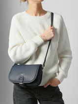 Shoulder Bag Grained Miniprix Blue grained F7532-vue-porte