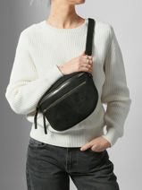 Belt Bag Miniprix Brown sangle 9-vue-porte