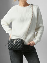 Sac Bandoulire Giully Guess Noir giully G9673140-vue-porte