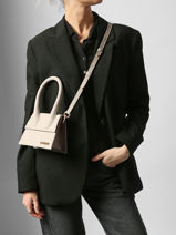 Preloved Chiquito Moyen Crossbody Bag Jacquemus Beige second life 1560111-vue-porte