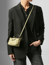 Longchamp Le pliage xtra Clutches Green-vue-porte