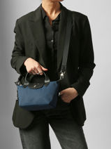 Longchamp Le pliage energy Sacs port� main Bleu-vue-porte