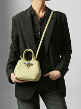 Longchamp Le roseau Sacs port main Vert-vue-porte