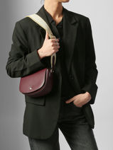 Longchamp Epure timeless Messenger bag Violet-vue-porte