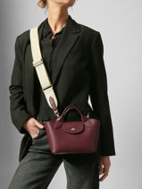 Longchamp Epure timeless Sacs port travers Rouge-vue-porte