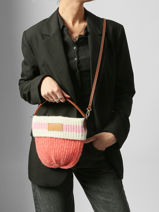 Longchamp Le pliage cocooning Messenger bag Pink-vue-porte