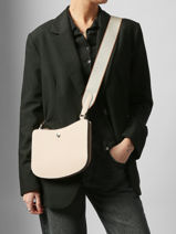 Longchamp Epure timeless Messenger bag Pink-vue-porte