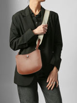 Longchamp Epure timeless Sacs port travers Marron-vue-porte