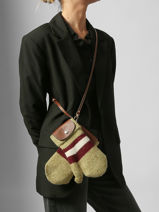 Longchamp Le pliage cocooning Messenger bag Green-vue-porte