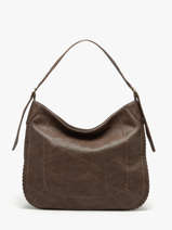 Sac Port� �paule Wt Tresse Miniprix Marron wt tresse 27612