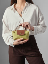 Longchamp Le pliage original Pochettes Vert-vue-porte