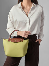 Longchamp Le pliage original Sacs port� main Vert-vue-porte