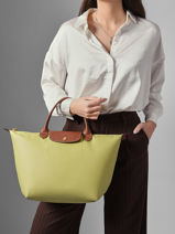 Longchamp Le pliage original Sacs port� main Vert-vue-porte
