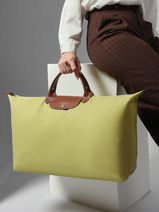 Longchamp Le pliage original Sacs de voyage Vert-vue-porte