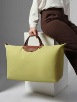 Longchamp Le pliage original Travel bag Green-vue-porte