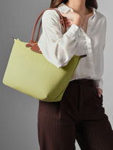 Longchamp Le pliage original Besaces Vert-vue-porte