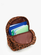 Mini Backpack Pret Brown buddies for life 4980-vue-porte