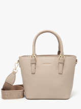 Handbag Saffiano David jones Beige saffiano CM7220
