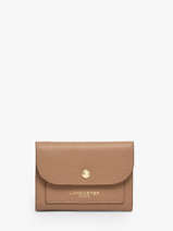 Coin Purse Sierra Leather Lancaster Beige sierra pm 14