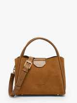 Satchel Suede Ida Leather Lancaster Brown suede ida 100